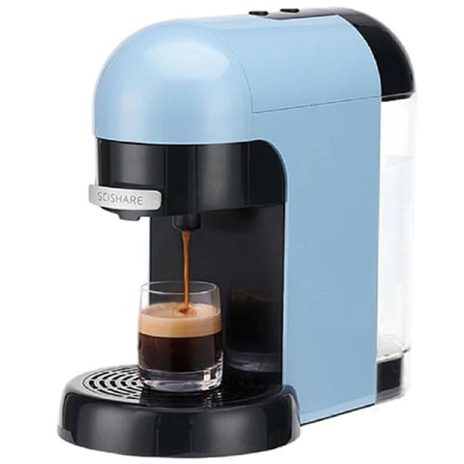 Кофемашина Scishare Capsule Coffee Machine S1801 Синяя