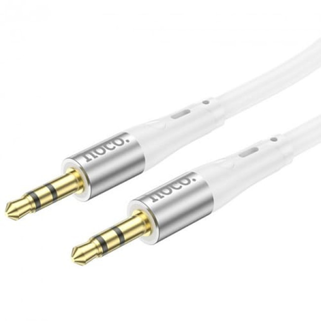 Аудио-кабель AUX Hoco UPA22, длина 1 метр (Белый)