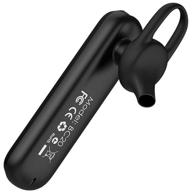 Bluetooth гарнитура Borofone BC20 (Черный) 