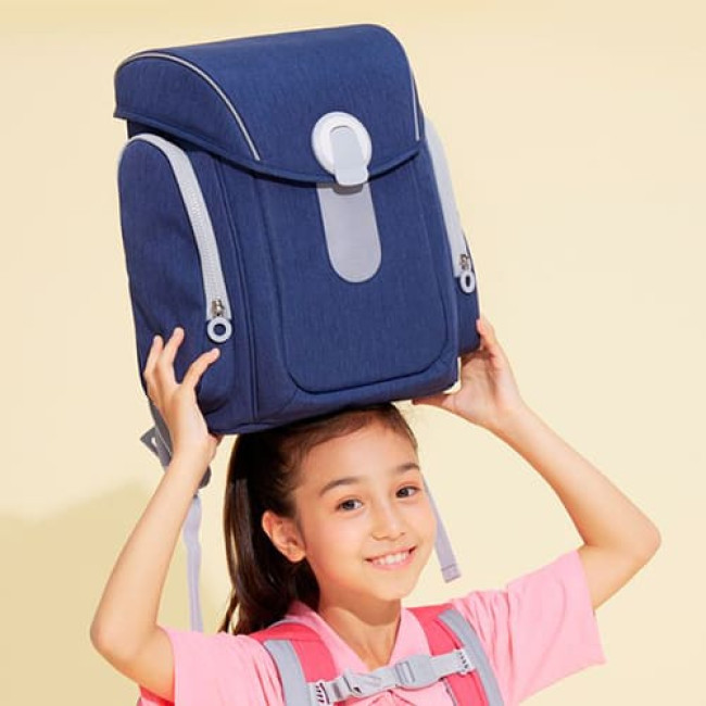 Детский рюкзак Ninetygo Smart School Bag (Темно-синий)