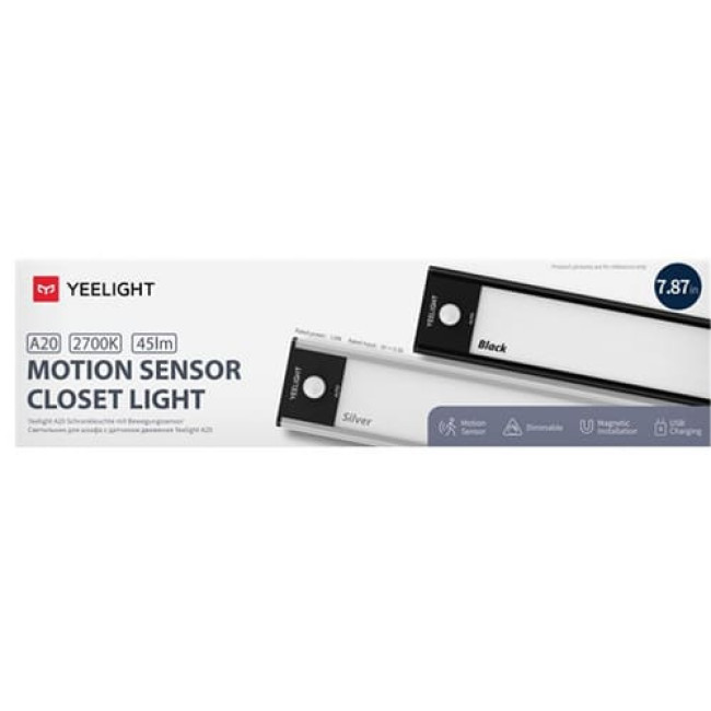 Беспроводной светильник Yeelight Motion Sensor Closet Light A20  YLCG002 (Глобальная версия) Черный