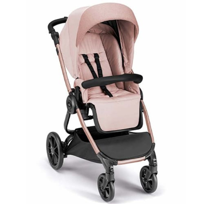 Детская коляска CAM Ami' (2 в 1) ART967-T579+ART805T-V95S (Розовый c рамой цвета Розовое Золото)