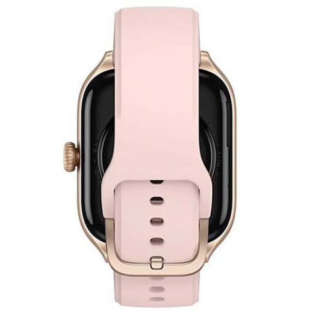 Умные часы Amazfit GTS 4 (Золотистый, с розовым ремешком из фторэластомера)