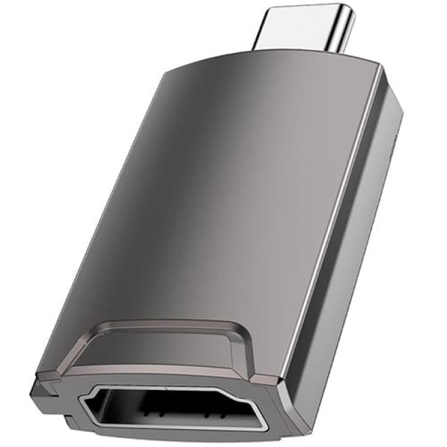 Адаптер Hoco UA19 USB Type-C - HDMI Металлик