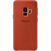 Чехол для Galaxy S9 накладка (бампер) Samsung Alcantara Cover красный - фото
