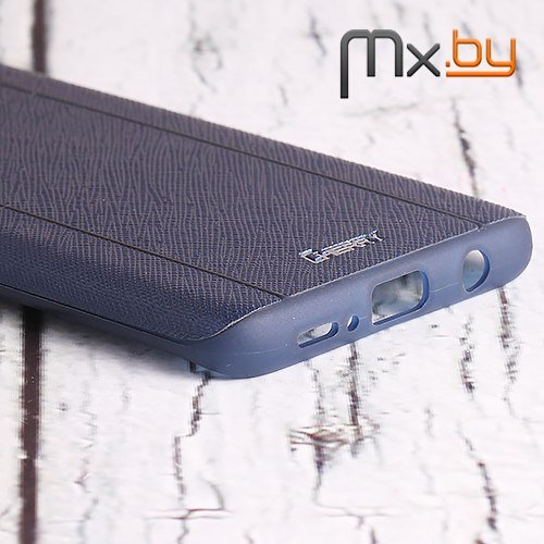 Чехол для Samsung Galaxy S9 накладка (бампер ) силиконовый Cherry Soft Design синий