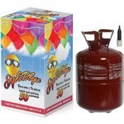 Баллон с гелием 13 литров + 50 шариков для праздника (Поздравляем!)  - фото
