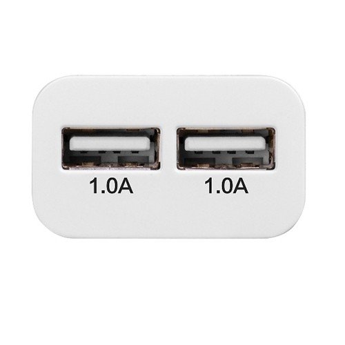 Зарядное устройство Hoco UH202 2 USB порта белое