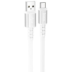 USB кабель Hoco X85 Strength Type-C, длина 1 метр Белый - фото