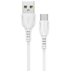 USB кабель Borofone BX51Triumph Type-C, длина 1 метр Белый - фото