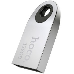 USB Флеш 128GB Hoco UD9 Insightful USB2.0 Серебристый - фото