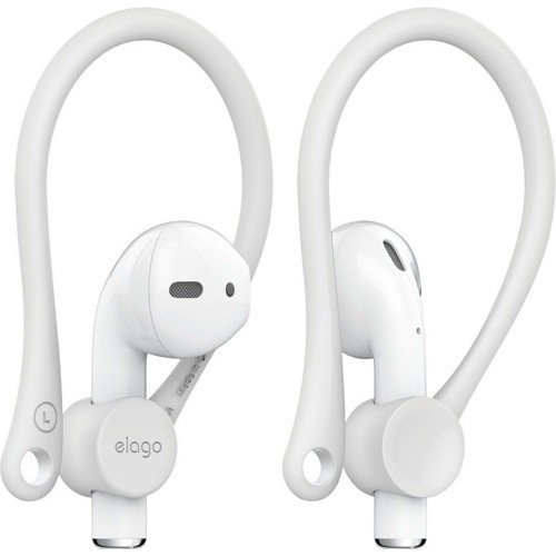 Крепление в ухо Elago EarHook для AirPods (Белый) 2 шт.