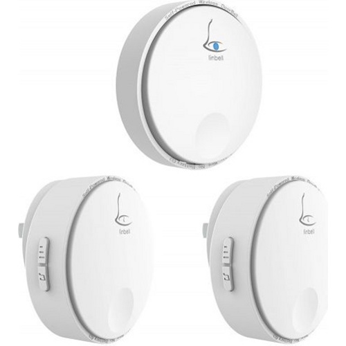 Беспроводной дверной звонок Linptech Self Powered Wireless Doorbell G2 (2 динамика) (Белый)