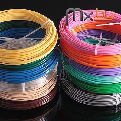 PLA-пластик для 3D-ручки (12 цветов по 10 метров) 120 метров