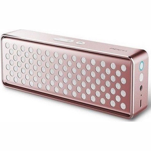 Портативная колонка Rock Mubox Bluetooth Speaker (Розовый)