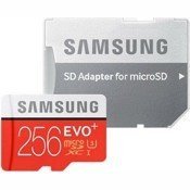 Карта памяти Samsung Evo Plus microSDXC 256Gb Class 10 UHS-I U3 + SD адаптер (MB-MC256GA)