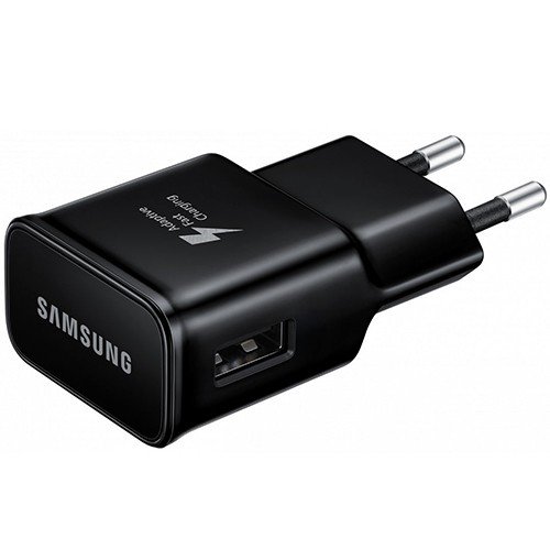 Зарядное устройство для быстрой зарядки Samsung для Galaxy ток 2A (EP-TA20EBECGRU) + кабель Type-C черное