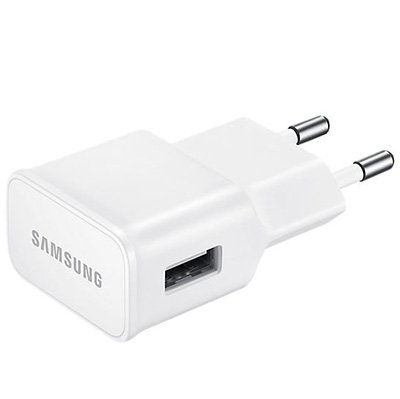 Зарядное устройство для быстрой зарядки Samsung для Galaxy ток 2A (EP-TA20EWECGRU) + кабель Type-C белое