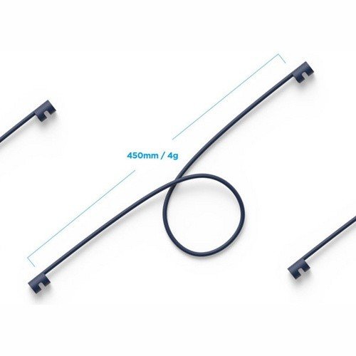 Шнурок силиконовый Elago Strap для AirPods (Синий)