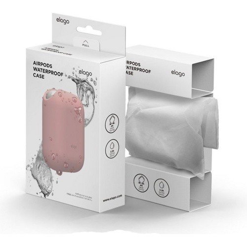 Водонепроницаемый чехол Elago Waterproof Case для AirPods (Розовый)