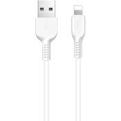 USB кабель Hoco X20 Flash Lightning, длина 3,0 метра (Белый) - фото