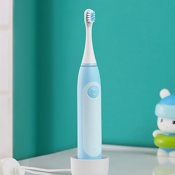 Электрическая детская зубная щетка MITU Rabbit Childrens Sonic Electric Toothbrush (Синий) - фото