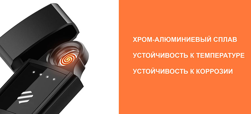 Электронная зажигалка Xiaomi Beebest Rechargeable Lighter (Черный) - 2