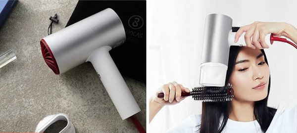 Фен для волос Xiaomi Soocare Anions Hair Dryer H3S 1800W (Global) Европейская вилка  - Рисунок 4