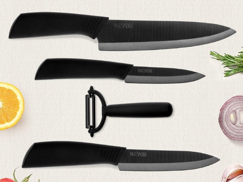 Набор керамических ножей Xiaomi 4 в1 Huo Hou Nano Ceramic Knife - Рисунок 1