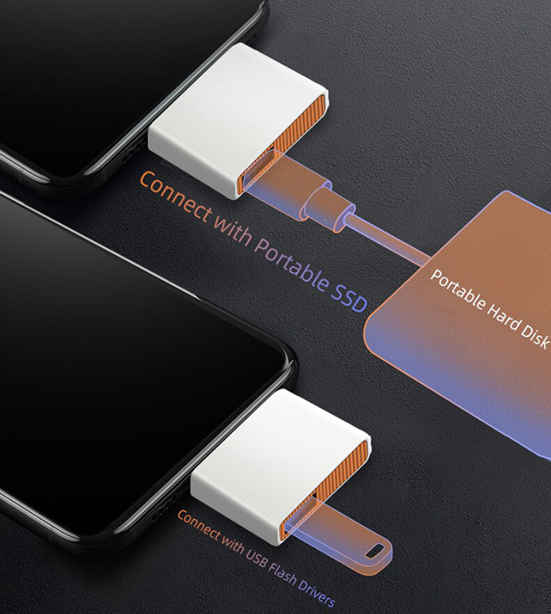 Картридер Xiaomi Lexar NM 2 в 1, USB 3,1, с разъемом Type C - 1
