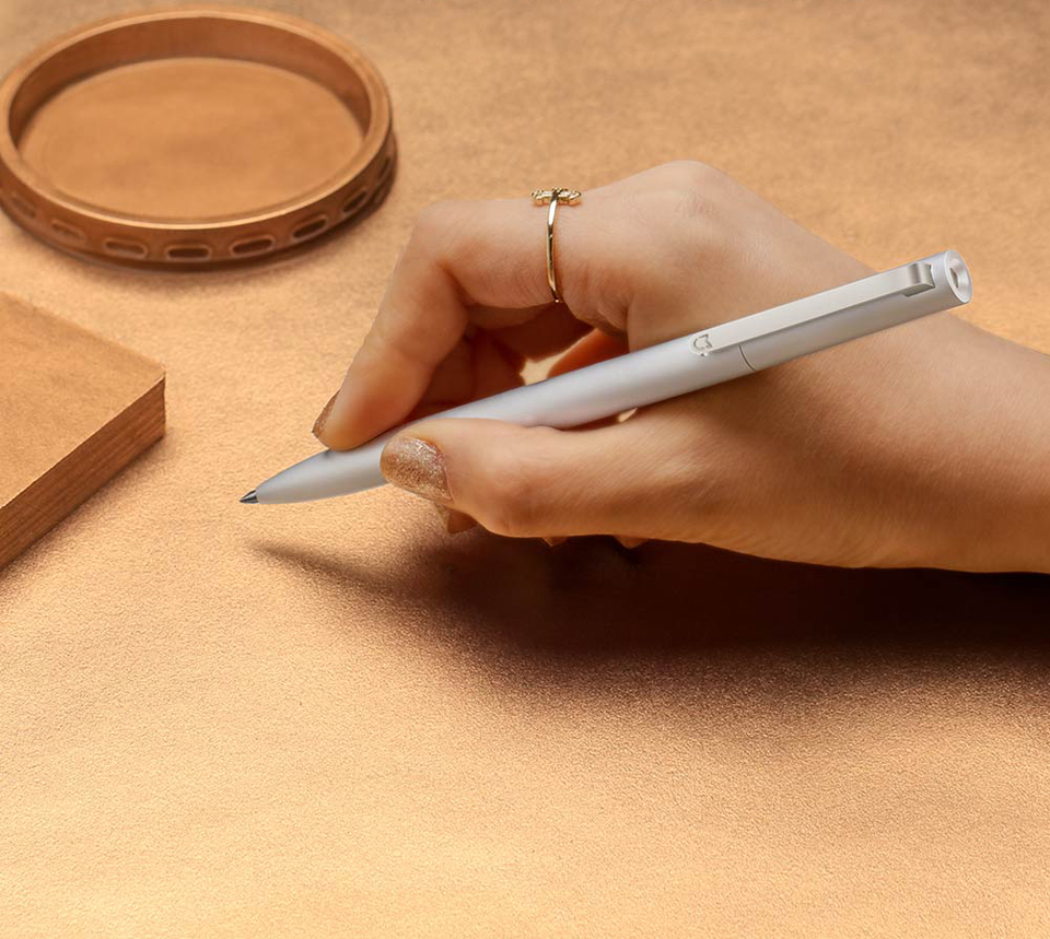 Стержень для металлической ручки Xiaomi Mi Aluminum Rollerball Pen Refill 3 шт. (BZL4014TY) Черный - 1