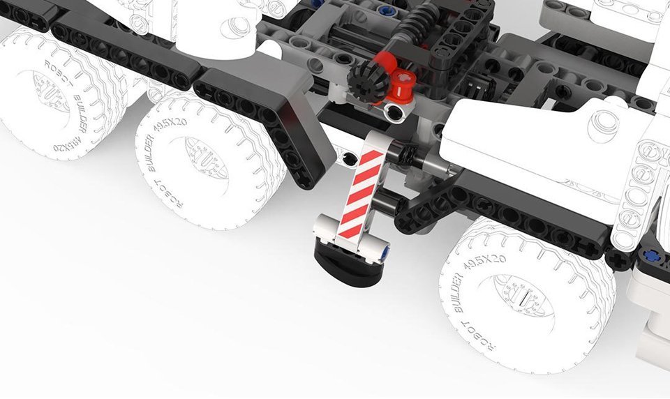 xiaomi mitu building blocks mobile engineering crane