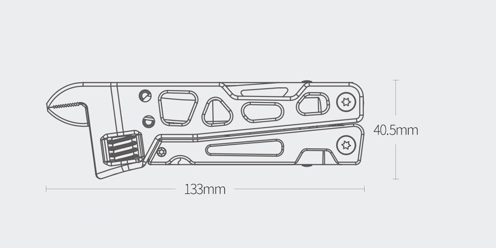 Мультитул Xiaomi NexTool Multi-function Wrench Knife - 7