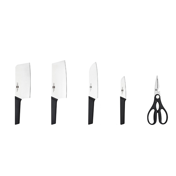 Набор ножей Xiaomi Huo Hou Fire Kitchen Steel Knife Set с подставкой (6 предметов)  - Рисунок 2