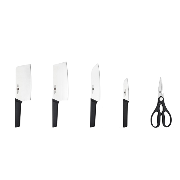 Набор ножей Xiaomi Huo Hou Fire Kitchen Steel Knife Set с подставкой (6 предметов) - Рисунок 2 Набор ножей Xiaomi Huo Hou Fire Kitchen Steel Knife Set с подставкой (6 предметов) - Рисунок 2