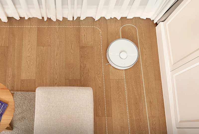 Робот- пылесос Xiaomi Mi Roborock S6 Pure Smart Sweeping Vacuum Cleaner (Международная версия) Белый - Рисунок 3