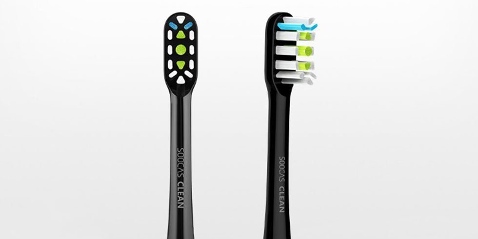 Сменные насадки для электрической зубной щетки Xiaomi Soocas X3 Clean (Черный) 2 шт. - Рисунок 1