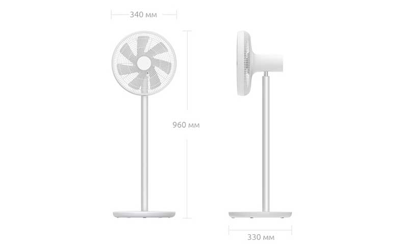 Напольный вентилятор Xiaomi Mijia DC Inverter Floor Fan 2 (ZLBPLDS04ZM) - 16