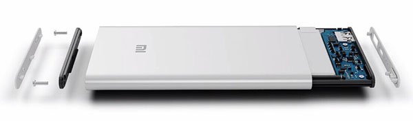 Аккумулятор внешний Xiaomi Mi Power Bank 2 Slim 5000 mAh (PLM10ZM ) Серебристый - 4