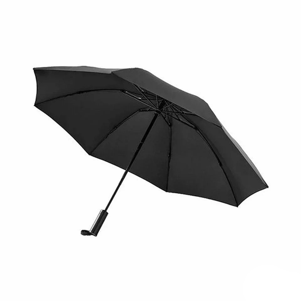 Зонт Xiaomi 90 Points со светодиодным фонариком Auto Umbrella With LED (Черный) - 3