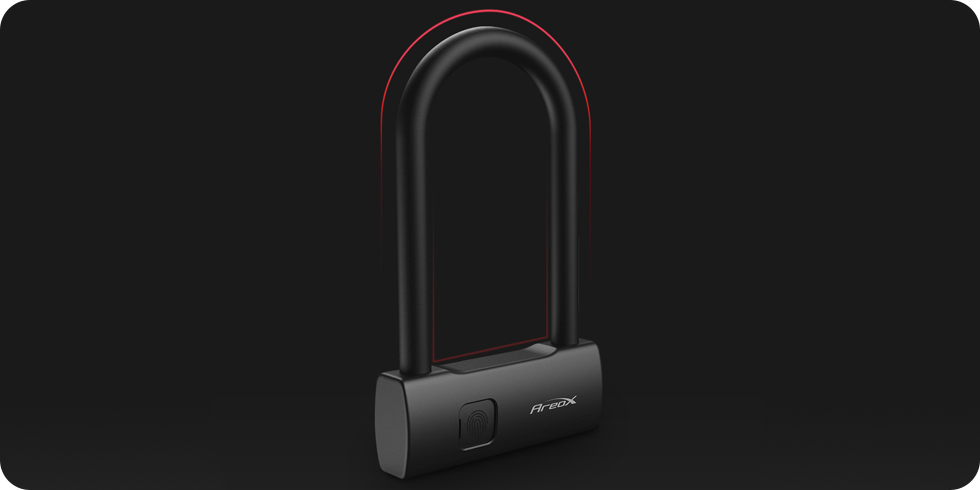 Умный замок Xiaomi AreoX U-lock Smart Fingerprint U8 (220 мм) - 7