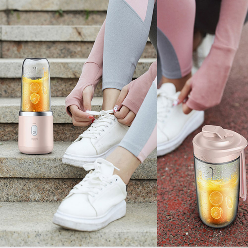 Беспроводная соковыжималка-блендер Xiaomi Deerma Fruit Cup 400ml (Розовый) - Рисунок 8 Беспроводная соковыжималка-блендер Xiaomi Deerma Fruit Cup 400ml (Розовый) - Рисунок 8