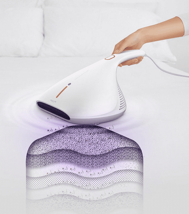 Пылесос для удаления пылевого клеща Deerma Mites Vacuum Cleaner CM800 (Белый) - 2