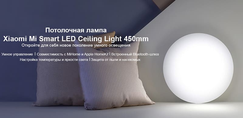 Потолочная лампа Xiaomi Mi Ceiling Lamp 450 mm (MJXDD01SYL) 4118GL Международная версия - Рисунок 1