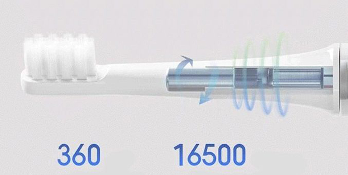 Электрическая зубная щетка Xiaomi Mijia Sonic Electric Toothbrush T100 (Розовый)  - Рисунок 2