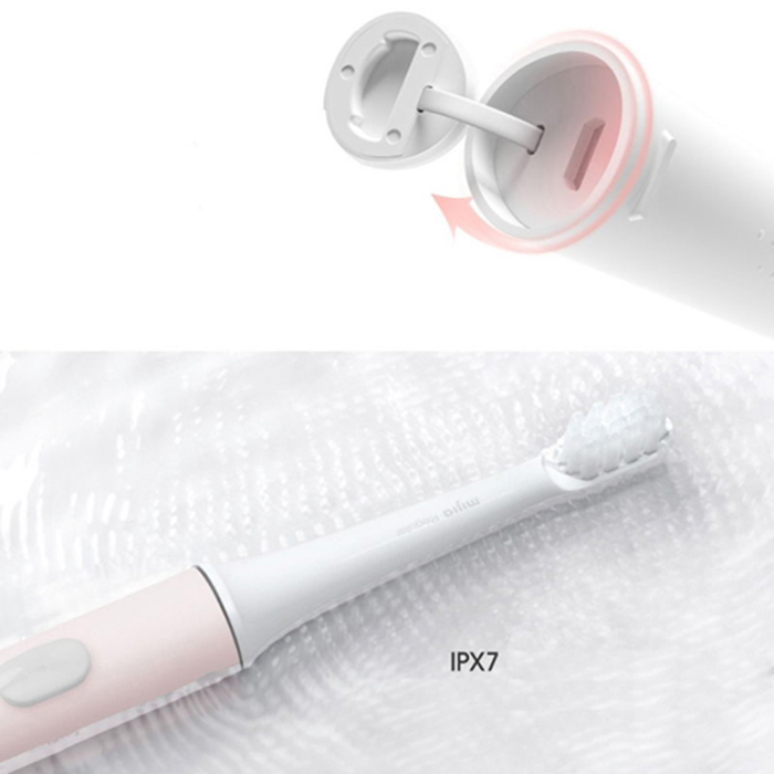 Электрическая зубная щетка Xiaomi Mijia Sonic Electric Toothbrush T100 (Розовый)  - Рисунок 5