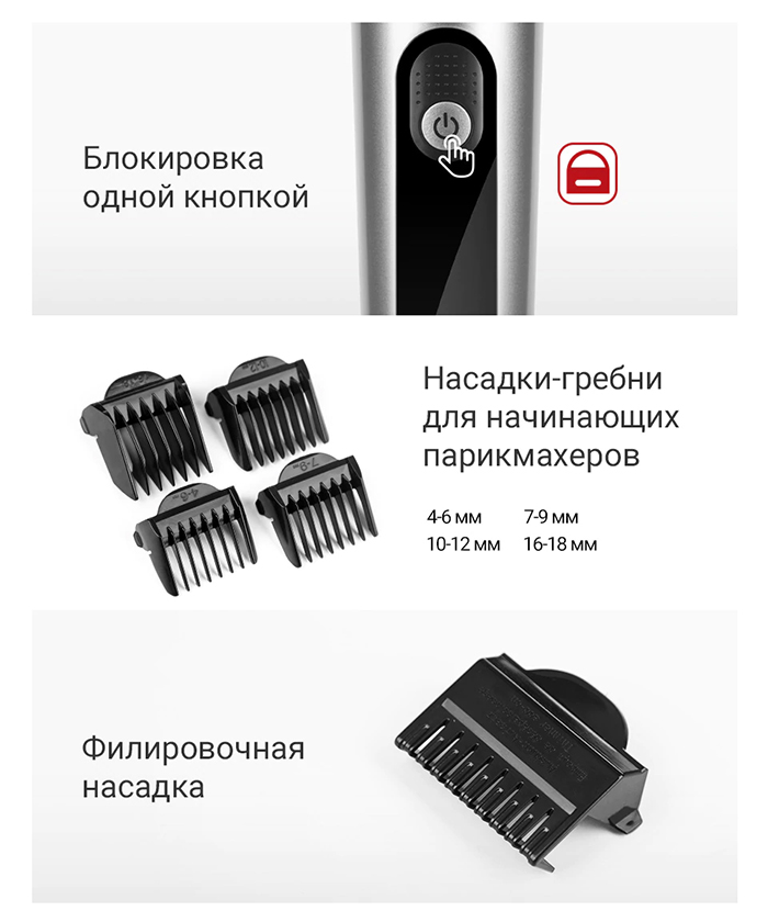 Машинка для стрижки Xiaomi RIWA Hair Clipper (RE-6305) Малюнок 5