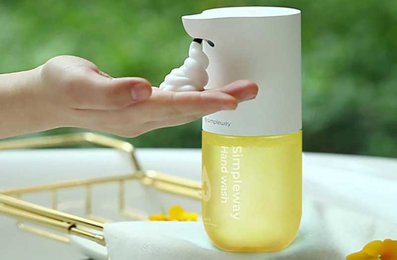 Сенсорный дозатор для жидкого мыла Xiaomi Simpleway Automatic Soap Dispenser (ZDXSJ02XW) Желтый - 1