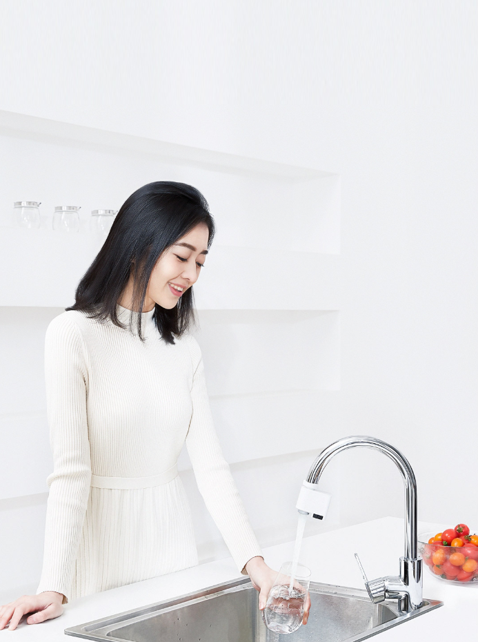 Сенсорная насадка для крана Xiaomi Water Saving Devices (Белый) - 9