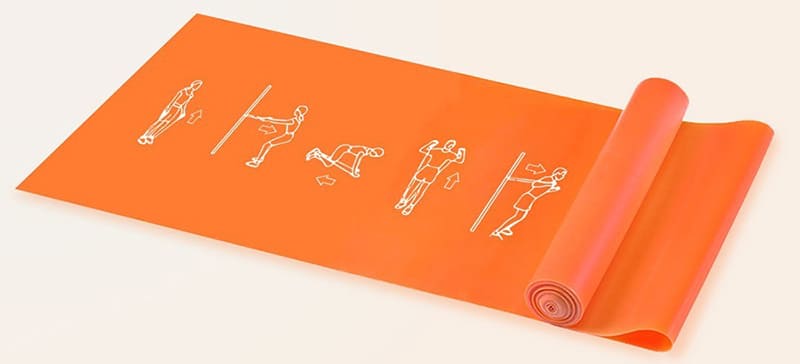 Лента эластичная для фитнеса Xiaomi Yunmai Elastic Band 0.35 мм YMTB-T301 (Оранжевый) - 5